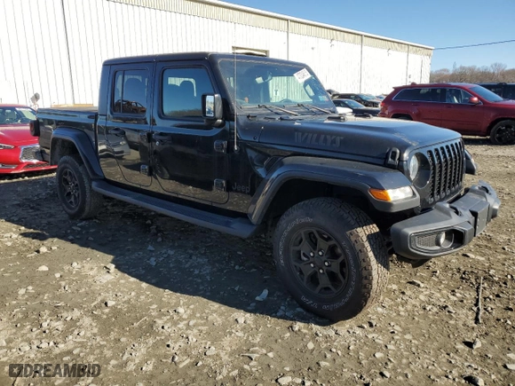 2023 Jeep Gladiator Freedom with VIN 1C6HJTAG7PL500766, listed as a Copart auction lot 47034615 with 47,183 mi miles and Salvage Title. Bid and sale history available at carsss.com. Image 4.
