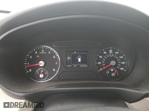 2016 Kia Sorento EX with VIN 5XYPH4A52GG125241, listed as a Copart auction lot 55995805 with 128,788 mi miles and Salvage title. Bid and sale history available at DreamBid. Image 9.