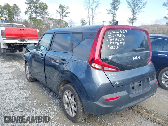 2022 Kia Soul LX with VIN KNDJ23AUXN7836205, listed as a IAAI auction lot 41525234 with 43,700 mi miles and . Bid and sale history available at DreamBid. Image 13.
