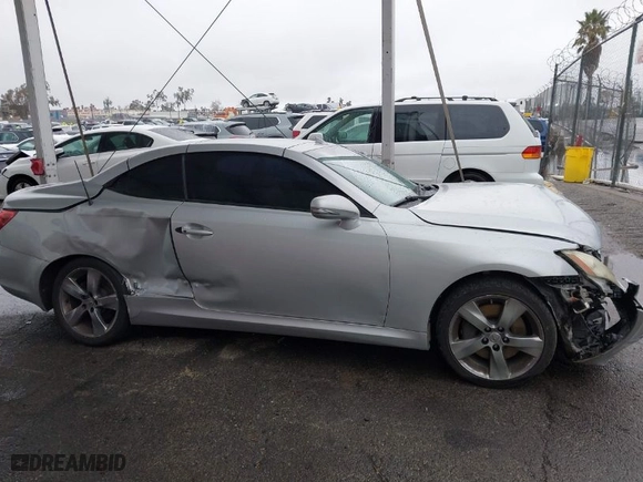 2010 Lexus IS 350C with VIN JTHFE2C20A2501463, listed as a IAAI auction lot 41562329 with NaN miles. Bid and sale history available at carsss.com. Image 13.