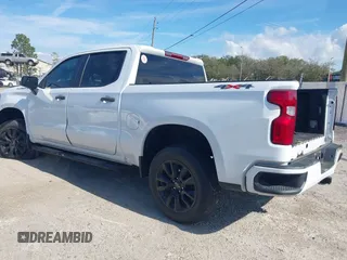 2022 Chevrolet Silverado 1500 Custom with VIN 3GCPDBEK7NG580584, listed as a IAAI auction lot 41690758 with 22,741 mi miles. Bid and sale history available at carsss.com. Image 3.