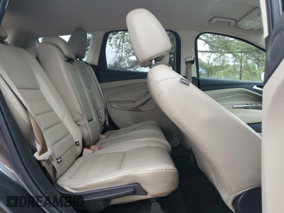 2017 Ford Escape Titanium with VIN 1FMCU0J98HUF09588, listed as a Copart auction lot 48988765 with 101,887 mi miles and Salvage Title. Bid and sale history available at DreamBid. Image 10.