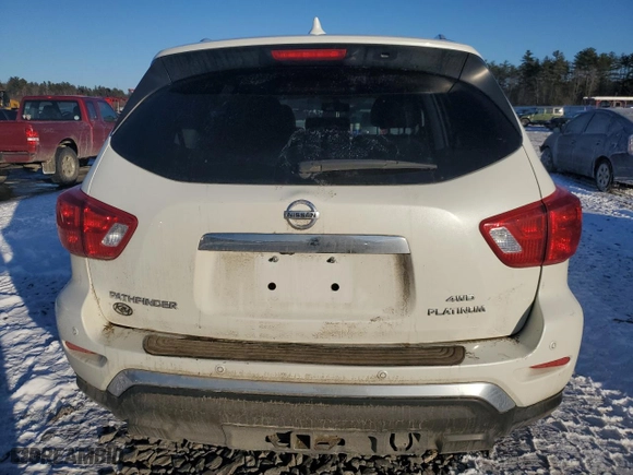 2019 Nissan Pathfinder SV with VIN 5N1DR2MM8KC579249, listed as a Copart auction lot 41774315 with 0 mi miles and Salvage Title. Bid and sale history available at carsss.com. Image 6.