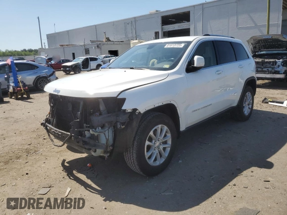 2016 Jeep Grand Cherokee Laredo with VIN 1C4RJEAG4GC500524, listed as a Copart auction lot 61613725 with 122,467 mi miles and Salvage title. Bid and sale history available at DreamBid. Image 1.
