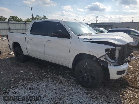 2023 Ram 1500 Limited with VIN 1C6SRFHTXPN528522, listed as a Copart auction lot 59008225 with 27,293 mi miles and Salvage title. Bid and sale history available at DreamBid. Image 4.