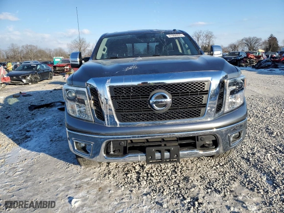 2017 Nissan Titan SV with VIN 1N6AA1E56HN531663, listed as a Copart auction lot 41908955 with 162,442 mi miles and Salvage Title. Bid and sale history available at carsss.com. Image 5.