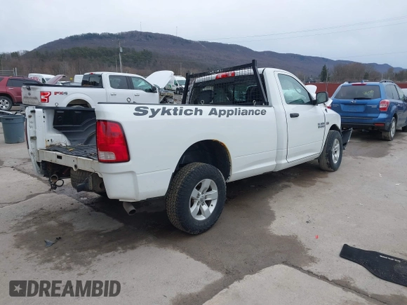 2017 Ram 1500 Tradesman z VIN 3C6JR6DT0HG654593, wystawiony jako IAAI lot #41602413 z przebiegiem 38 215 mil mil oraz . Historia ofert i sprzedaży dostępna na DreamBid. Obrazek 4.