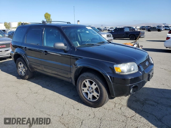 2005 Ford Escape Limited with VIN 1FMCU94145KC29491, listed as a Copart auction lot 56800915 with 111,222 mi miles and Clean title. Bid and sale history available at DreamBid. Image 4.