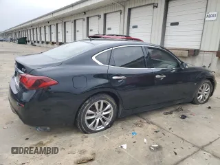 2017 Infiniti Q70 3.7 with VIN JN1BY1AP9HM740558, listed as a Copart auction lot 45380705 with 143,810 mi miles and Salvage title. Bid and sale history available at DreamBid. Image 3.