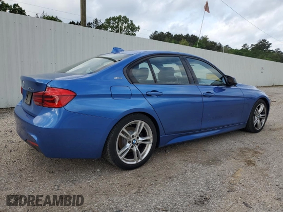 2018 BMW 3 Series 330e iPerformance with VIN WBA8E1C56JA177842, listed as a Copart auction lot 51521695 with 80,665 mi miles and Salvage Title. Bid and sale history available at carsss.com. Image 3.
