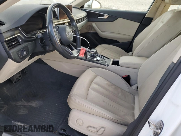 2017 Audi A4 Premium Plus with VIN WAULNAF49HN044735, listed as a Copart auction lot 78221004 with 82,535 mi miles and Salvage Title. Bid and sale history available at carsss.com. Image 7.