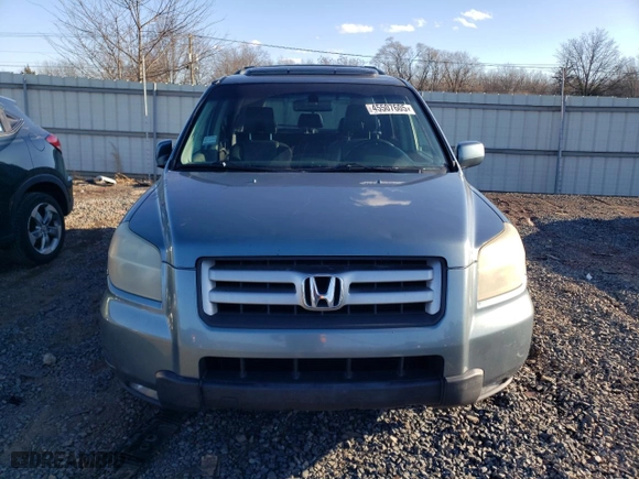 2006 Honda Pilot EX-L with RES with VIN 2HKYF18636H521015, listed as a Copart auction lot 45507605 with 196,427 mi miles and Salvage Title. Bid and sale history available at carsss.com. Image 5.