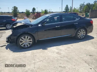 2016 Kia Cadenza Premium z VIN KNALN4D75G5220676, wystawiony jako Copart lot #54742155 z przebiegiem Nie podano mil oraz Szkoda całkowita • Salvage title. Historia ofert i sprzedaży dostępna na DreamBid. Obrazek 1.