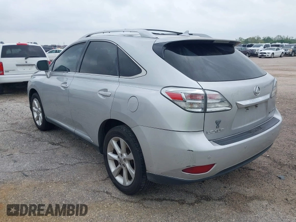 2010 Lexus RX 350 with VIN JTJZK1BA2A2406720, listed as a IAAI auction lot 42115810 with 270,538 mi miles. Bid and sale history available at carsss.com. Image 3.