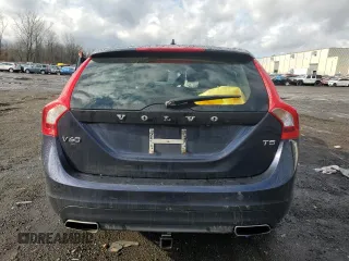 2017 Volvo V60 Premier with VIN YV140MEKXH1368933, listed as a Copart auction lot 86623754 with 0 mi miles and Salvage Title. Bid and sale history available at carsss.com. Image 6.
