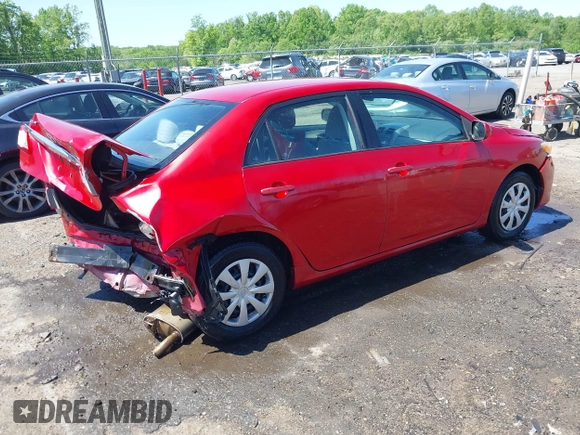 2011 Toyota Corolla L with VIN 2T1BU4EE7BC650736, listed as a IAAI auction lot 42136302 with 163,714 mi miles and . Bid and sale history available at DreamBid. Image 4.
