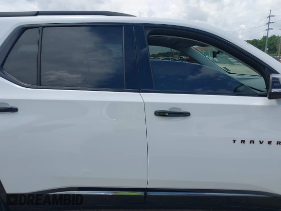 2019 Chevrolet Traverse Premier with VIN 1GNERKKW5KJ287770, listed as a IAAI auction lot 42164590 with 71,770 mi miles. Bid and sale history available at carsss.com. Image 14.