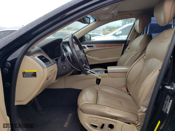 2015 Hyundai Genesis 5.0L with VIN KMHGN4JFXFU027861, listed as a Copart auction lot 51338245 with 175,331 mi miles and Salvage Title. Bid and sale history available at carsss.com. Image 7.