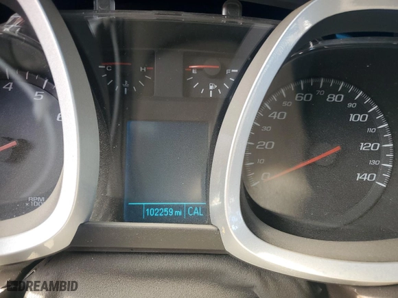 2012 Chevrolet Equinox LT w/2LT with VIN 2GNFLPE50C6393693, listed as a Copart auction lot 73584954 with 102,259 mi miles and Salvage Title. Bid and sale history available at carsss.com. Image 9.