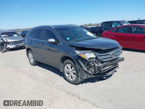 2013 Honda CR-V EX-L with VIN 2HKRM4H78DH610001, listed as a IAAI auction lot 41847397 with 98,239 mi miles. Bid and sale history available at carsss.com. Image 1.