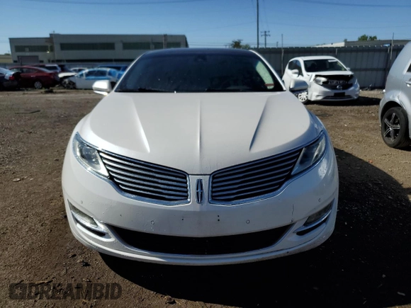2014 Lincoln MKZ with VIN 3LN6L2JK0ER819896, listed as a Copart auction lot 57110025 with Not provided miles and Salvage title. Bid and sale history available at DreamBid. Image 5.