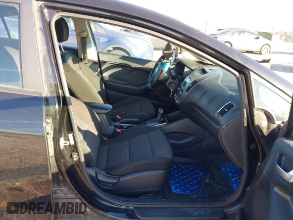 2017 Kia Forte LX with VIN 3KPFK4A72HE025931, listed as a IAAI auction lot 41489215 with 128,139 mi miles. Bid and sale history available at carsss.com. Image 5.