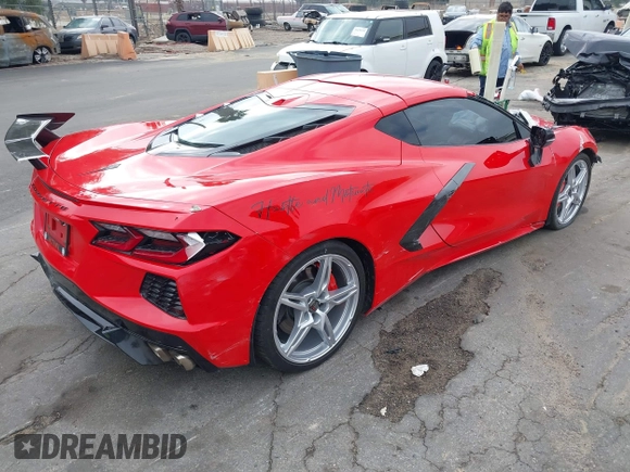 2020 Chevrolet Corvette 2LT with VIN 1G1Y72D43L5106837, listed as a IAAI auction lot 41458024 with 7,226 mi miles and . Bid and sale history available at DreamBid. Image 4.