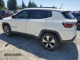 2017 Jeep Compass Latitude z VIN 3C4NJDBB4HT689452, wystawiony jako Copart lot #58602305 z przebiegiem 35 625 mil mil oraz Szkoda całkowita • Salvage title. Historia ofert i sprzedaży dostępna na DreamBid. Obrazek 2.