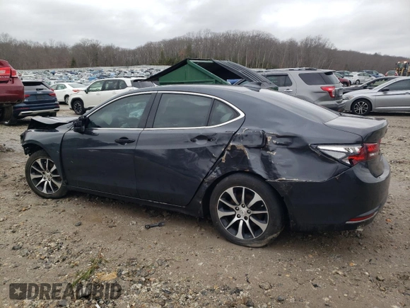 2016 Acura TLX V6 Tech with VIN 19UUB2F54GA009817, listed as a Copart auction lot 47186925 with 0 mi miles and Salvage Title. Bid and sale history available at carsss.com. Image 2.