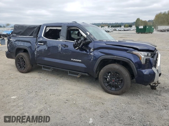 2022 Toyota Tundra Limited Hybrid with VIN 5TFJC5DB4NX008945, listed as a Copart auction lot 71315034 with 10,500 mi miles and Salvage title. Bid and sale history available at DreamBid. Image 4.