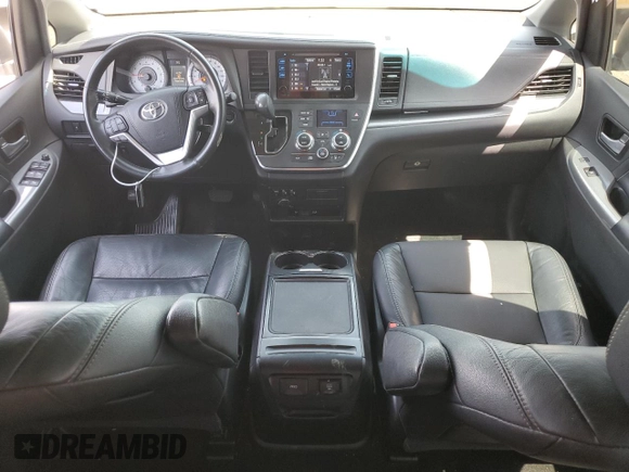 2017 Toyota Sienna SE with VIN 5TDXZ3DC1HS779282, listed as a Copart auction lot 54265745 with 44,395 mi miles and Salvage title. Bid and sale history available at DreamBid. Image 8.