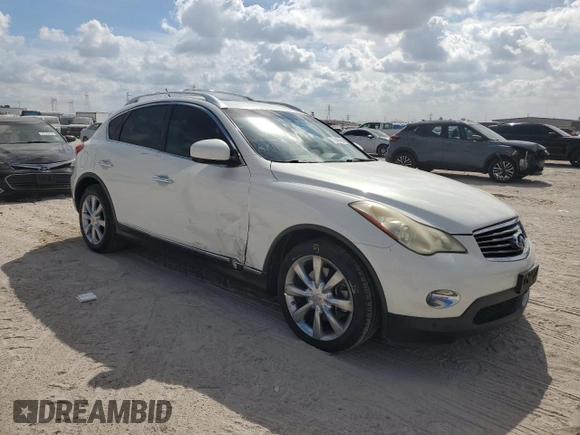 2010 Infiniti EX Journey with VIN JN1AJ0HP4AM701608, listed as a Copart auction lot 77408164 with 132,672 mi miles and Salvage Title. Bid and sale history available at DreamBid. Image 4.