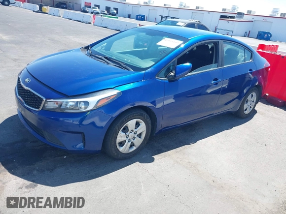 2017 Kia Forte LX with VIN 3KPFK4A77HE137768, listed as a IAAI auction lot 42019109 with 88,324 mi miles. Bid and sale history available at carsss.com. Image 2.