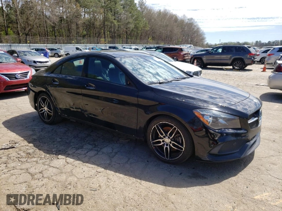 2017 Mercedes-Benz CLA 250 with VIN WDDSJ4EB9HN480423, listed as a Copart auction lot 46356084 with 101,624 mi miles and . Bid and sale history available at DreamBid. Image 4.