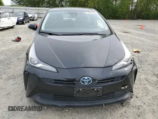 2020 Toyota Prius L Eco with VIN JTDKARFU6L3115953, listed as a Copart auction lot 54954335 with Not provided miles and Salvage title. Bid and sale history available at DreamBid. Image 5.