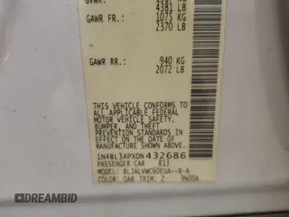 2013 Nissan Altima SL z VIN 1N4BL3APXDN432686, wystawiony jako Copart lot #65256995 z przebiegiem 122 724 mil mil oraz Szkoda całkowita • Salvage title. Historia ofert i sprzedaży dostępna na DreamBid. Obrazek 12.
