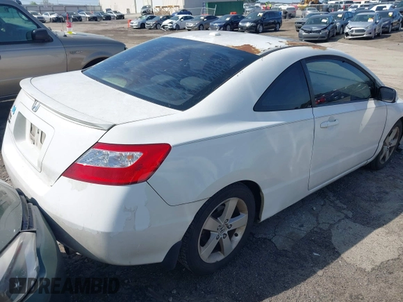 2008 Honda Civic Cpe EX with VIN 2HGFG12888H574255, listed as a IAAI auction lot 41920905 with 236,005 mi miles. Bid and sale history available at carsss.com. Image 4.