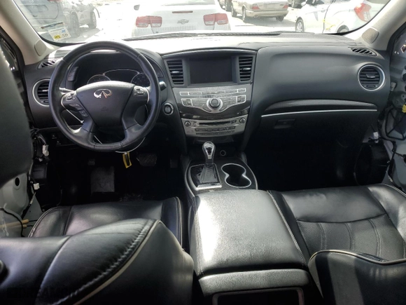 2017 Infiniti QX60 with VIN 5N1DL0MN3HC511626, listed as a Copart auction lot 41735845 with 112,350 mi miles and Salvage Title. Bid and sale history available at carsss.com. Image 8.