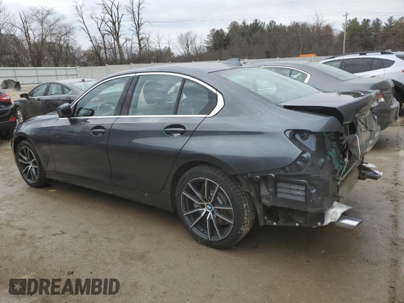 2019 BMW 3 Series 330i xDrive with VIN WBA5R7C54KAJ78726, listed as a Copart auction lot 49688165 with 51,481 mi miles and Salvage Title. Bid and sale history available at carsss.com. Image 2.
