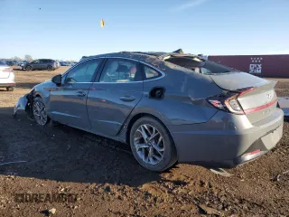 2020 Hyundai Sonata SEL z VIN 5NPEF4JAXLH035350, wystawiony jako Copart lot #49382765 z przebiegiem 80 259 mil mil oraz Szkoda całkowita • Salvage title. Historia ofert i sprzedaży dostępna na DreamBid. Obrazek 2.