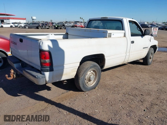 1999 Dodge Ram 2500 with VIN 3B7KC26Z4XM501014, listed as a IAAI auction lot 41859177 with 164,277 mi miles. Bid and sale history available at carsss.com. Image 4.