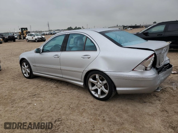 2007 Mercedes-Benz C 230 Sport with VIN WDBRF52H27F860946, listed as a Copart auction lot 54327515 with 239,331 mi miles and Salvage Title. Bid and sale history available at DreamBid. Image 2.