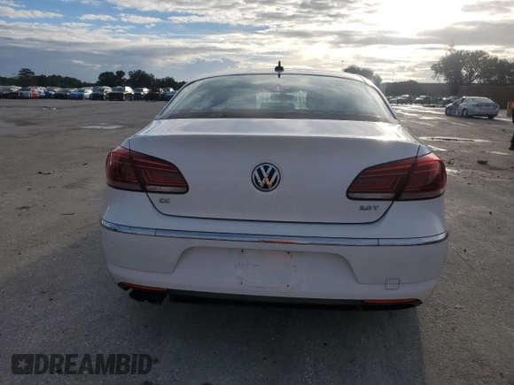 2014 Volkswagen CC R-Line with VIN WVWBP7AN8EE532453, listed as a Copart auction lot 74605834 with 108,124 mi miles and Non Repairable. Bid and sale history available at carsss.com. Image 6.
