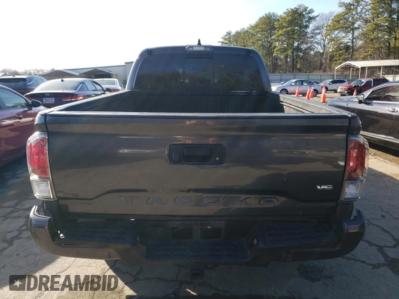 2021 Toyota Tacoma SR5 with VIN 3TMBZ5DN8MM031159, listed as a Copart auction lot 42495505 with 137,072 mi miles and Salvage title. Bid and sale history available at DreamBid. Image 6.