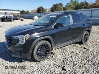 2024 GMC Terrain SLE with VIN 3GKALMEG0RL103108, listed as a Copart auction lot 46846594 with 8,950 mi miles and Salvage Title. Bid and sale history available at carsss.com. Image 1.