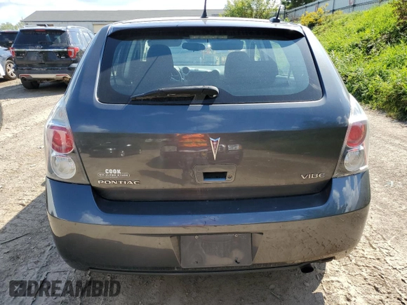 2009 Pontiac Vibe w/1SB with VIN 5Y2SP67079Z468636, listed as a Copart auction lot 69378284 with 182,677 mi miles and Clean Title. Bid and sale history available at carsss.com. Image 6.