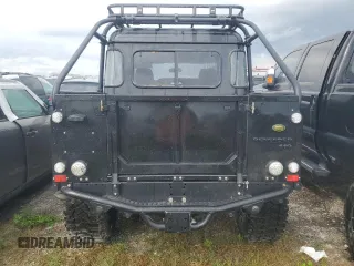 1994 Land Rover Defender with VIN SALLDHMF8MA941901, listed as a Copart auction lot 75521374 with Not provided miles and Salvage title. Bid and sale history available at DreamBid. Image 6.