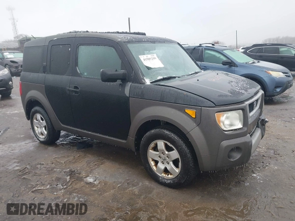2003 Honda Element EX with VIN 5J6YH28593L026374, listed as a IAAI auction lot 41509299 with 146,399 mi miles and . Bid and sale history available at DreamBid. Image 1.