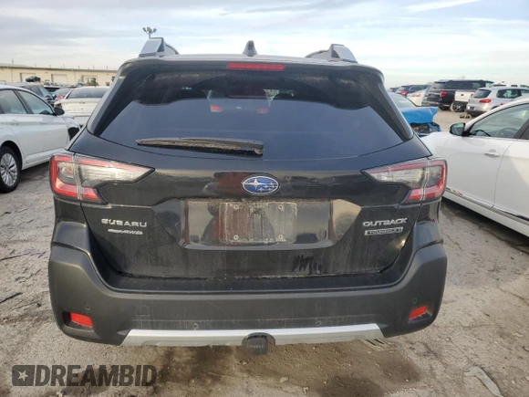 2025 Subaru Outback Touring XT with VIN 4S4BTGPD1S3151024, listed as a Copart auction lot 86344884 with 7,727 mi miles and Salvage Title. Bid and sale history available at carsss.com. Image 6.