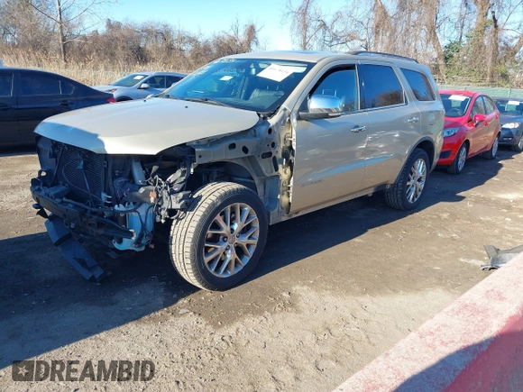 2012 Dodge Durango Citadel with VIN 1C4SDJET7CC198231, listed as a IAAI auction lot 41678134 with 132,181 mi miles. Bid and sale history available at carsss.com. Image 2.